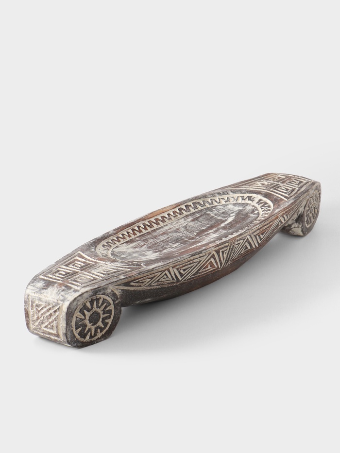 Поднос декоративный, 60×18×9 см, дерево - Фото 1