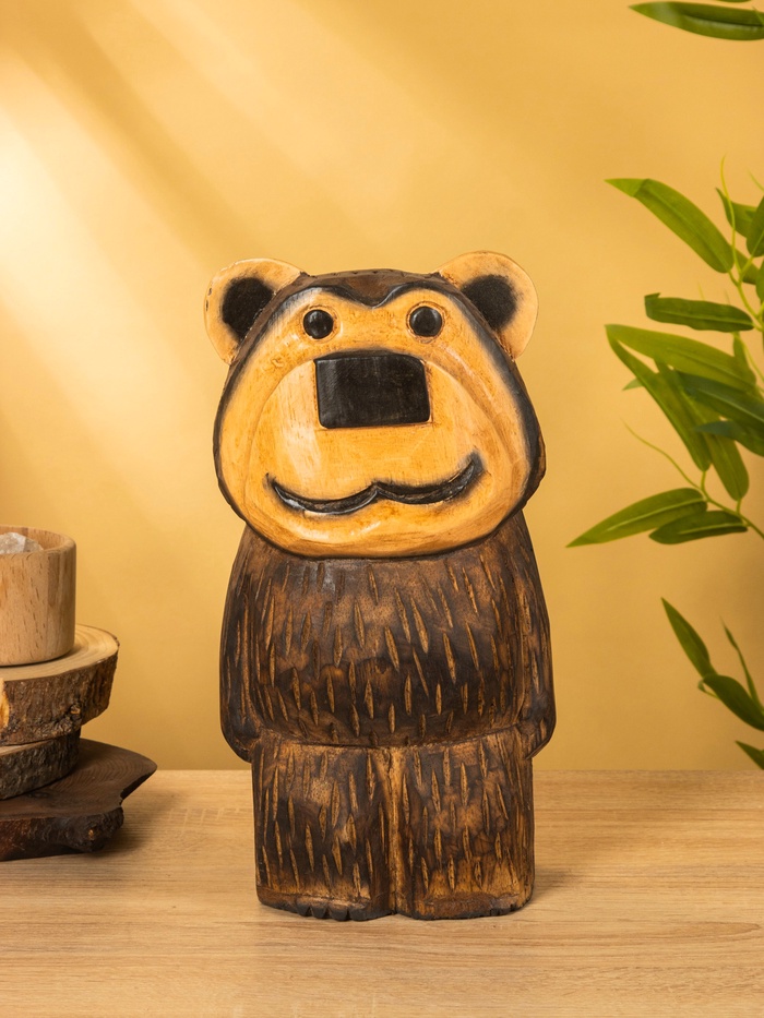 Сувенир «Медвежонок», 16×14×30 см, дерево