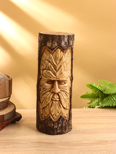 Фигура «Старец», 12×12×30 см, дерево джампинис