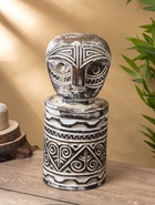 Сувенир «Истукан», 16×16×40 см, дерево - фото 63119230