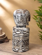 Сувенир «Истукан», 16×16×40 см, дерево - фото 63119231