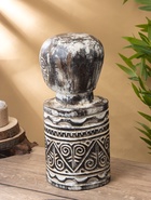 Сувенир «Истукан», 16×16×40 см, дерево - фото 63119234