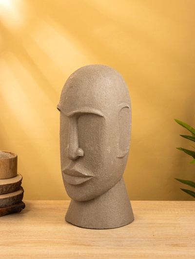 Сувенир «Статуя Моаи», 20×20×40 см, дерево