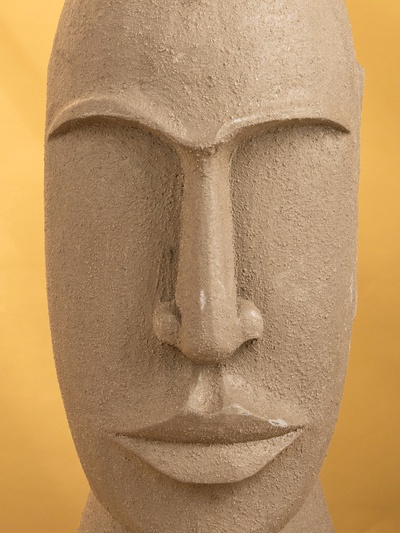 Сувенир «Статуя Моаи», 20×20×40 см, дерево
