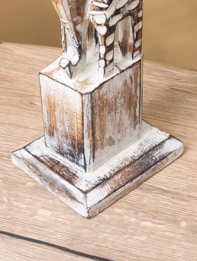 Сувенир «Статуя Слонов», 12×12×38 см, дерево