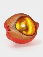 Чаша из кокоса, 24×22×10 см, красно-золотая - Фото 3