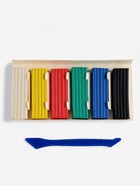 Восковой пластилин в коробке со стеком, 6 цв 120 г 10890733