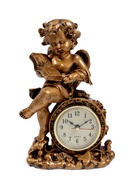 УЦЕНКА Часы настольные интерьерные на батарейках «Ангел с книжкой», 12.5×23 см, циферблат d=6 см - Фото 5