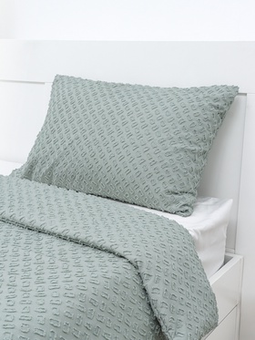 ПК LoveLife Tufting 2сп "Квадрат" 175*215см,50*70см-2шт, цв.зеленый, 110 г/м2