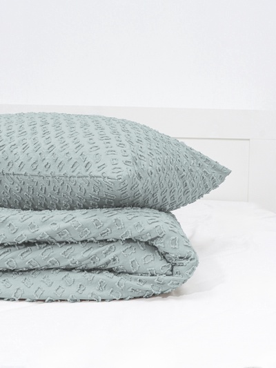 Постельное бельё евро LoveLife Tufting Квадрат, микрофайбер