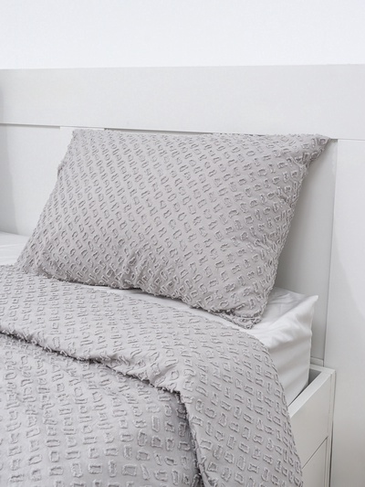 Постельное бельё евро LoveLife Tufting Квадрат, микрофайбер