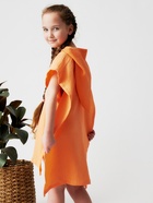 Пончо детское муслиновое LoveLife, 56×70 см, хлопок 100%, персиковое - Фото 2