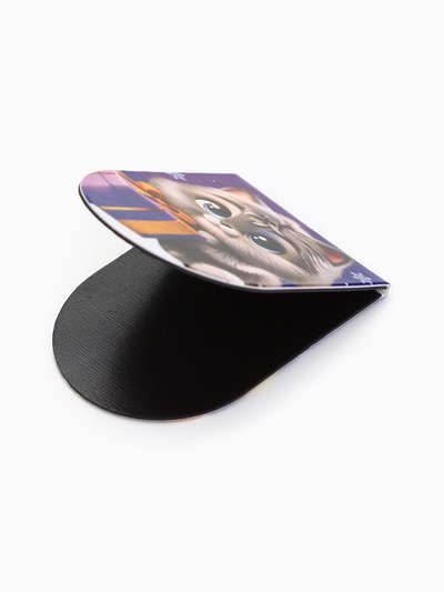 Магнитные закладки для книг, 8 шт. на подложке «Пушистики»