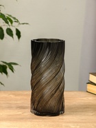 Ваза «Бриджит», 24×11 см, стекло, серая - Фото 2