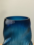 Ваза «Ванесса», волны, 24×12 см, стекло, синяя - Фото 4