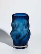 Ваза «Ванесса», волны, 24×12 см, стекло, синяя - Фото 7