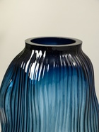 Ваза «Ванесса», линии, 29.5×15 см, стекло, синяя - Фото 5