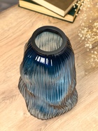 Ваза «Ванесса», линии, 29.5×15 см, стекло, синяя - Фото 6