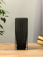 Ваза «Валери», кубики, 24.5×10 см, стекло, серая - Фото 2