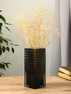 Ваза «Валери», кубики, 24.5×10 см, стекло, серая - Фото 3