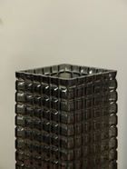 Ваза «Валери», кубики, 24.5×10 см, стекло, серая - Фото 4