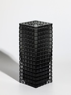 Ваза для цветов «Валери», кубики, 24.5×10 см, стекло, серая - Фото 1