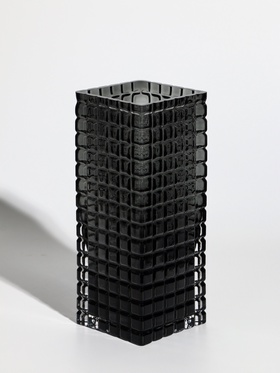 Ваза для цветов «Валери», кубики, 24.5×10 см, стекло, серая  (артикул 10872827)  большой выбор товаров оптом и в розницу по низким ценам с доставкой