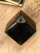 Ваза «Джуди», 21×21 см, стекло, чёрная - фото 45636593