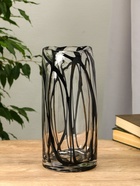 Ваза «Мэдисон», 29×12 см, стекло, прозрачно-чёрная - фото 809000773