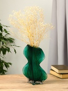 Ваза «Мэнди», 28.5×17 см, стекло, зелёная - Фото 4