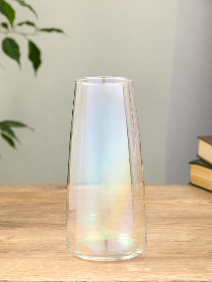 Ваза «Кэнди», 22×9×6.5 см, стекло, прозрачная - Фото 1