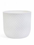 Кашпо для цветов «Клевер», 4.5 л, d=20 см, h=18 см, пластиковый, белый - Фото 1
