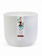 Кашпо для цветов «Клевер», 4.5 л, d=20 см, h=18 см, пластиковый, белый - Фото 8