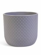 Кашпо для цветов «Клевер», 4.5 л, d=20 см, h=18 см, пластик, цвет серый шёлк - Фото 1