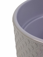 Кашпо для цветов «Клевер», 4.5 л, d=20 см, h=18 см, пластик, цвет серый шёлк - Фото 2