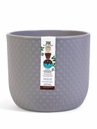 Кашпо для цветов «Клевер», 4.5 л, d=20 см, h=18 см, пластик, цвет серый шёлк - Фото 8