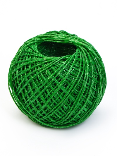 Шпагат для подвязки растений, 100 м, 500 текс, полипропилен, зелёный