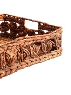 УЦЕНКА Корзина плетеная, 45х35х12 см, камыш - фото 14899300