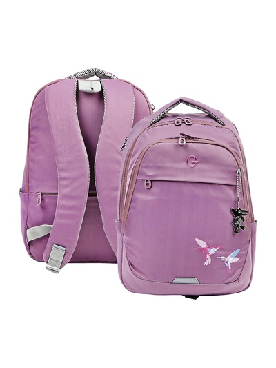 Рюкзак молодежный, эргономичная спинка, Grizzly 540, 40×29×20, отделение для ноутбука, фиолетовый