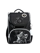 Ранец Стандарт Grizzly RAm-584 33*25*13 дев + мешок д/обуви, черный RAm-584-5_1 10869833 - фото 16636147