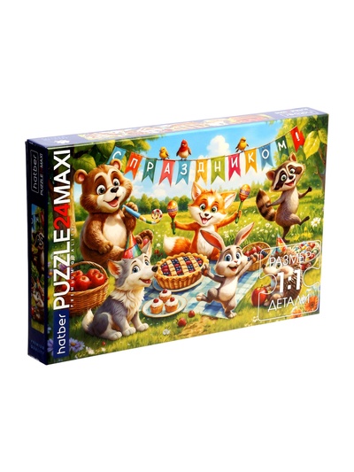 Макси - пазл «Праздник на полянке», 24 детали