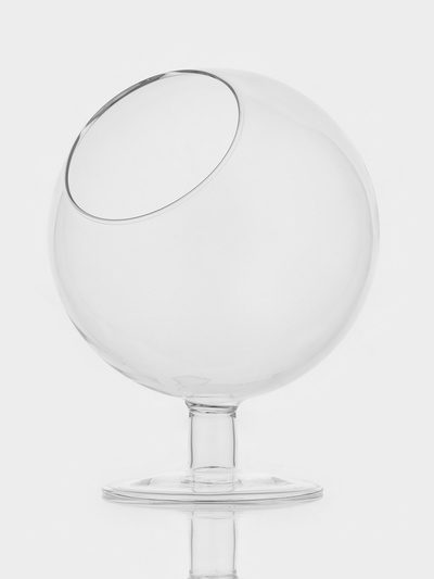 Конфетница Magistro «Орбита», 500 мл, 12.5×16.5 см, на ножке, стекло, прозрачная