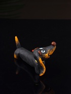 Фигурка полистоун «Такса счастливая», 4.5×9×4.3 см - фото 46007339