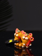 Фигурка полистоун «Два кота с яичницей», 3.2×7×2.6 см - фото 46007364