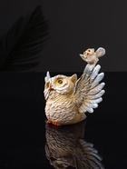 Фигурка полистоун «Сова с совенком на крыле», 9.3×13.5×5.2 см - фото 46007406