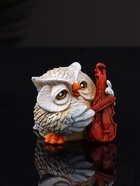 Фигурка полистоун «Сова с виолончелью», 5.7×5.1×6.2 см - фото 46007428