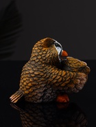 Фигурка полистоун «Сова кормит совёнка», 8×7.5×8.7 см - фото 46007435