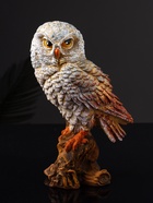 Фигурка полистоун «Сова сипуха», 17.5×8×10 см - фото 46007440