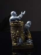 Органайзер для канцелярии «Рыцарь с совой», 15.5×14.5×9 см - Фото 4