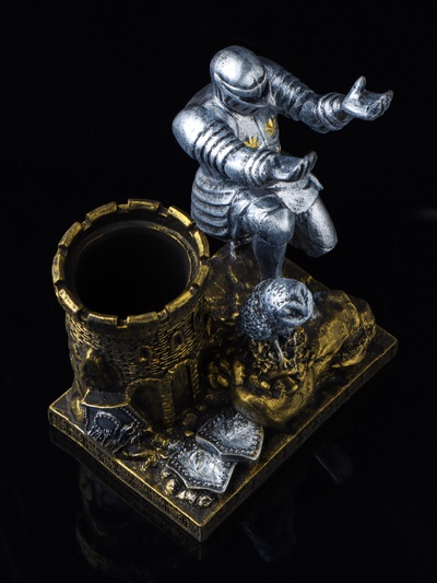Органайзер для канцелярии «Рыцарь с совой», 15.5×14.5×9 см